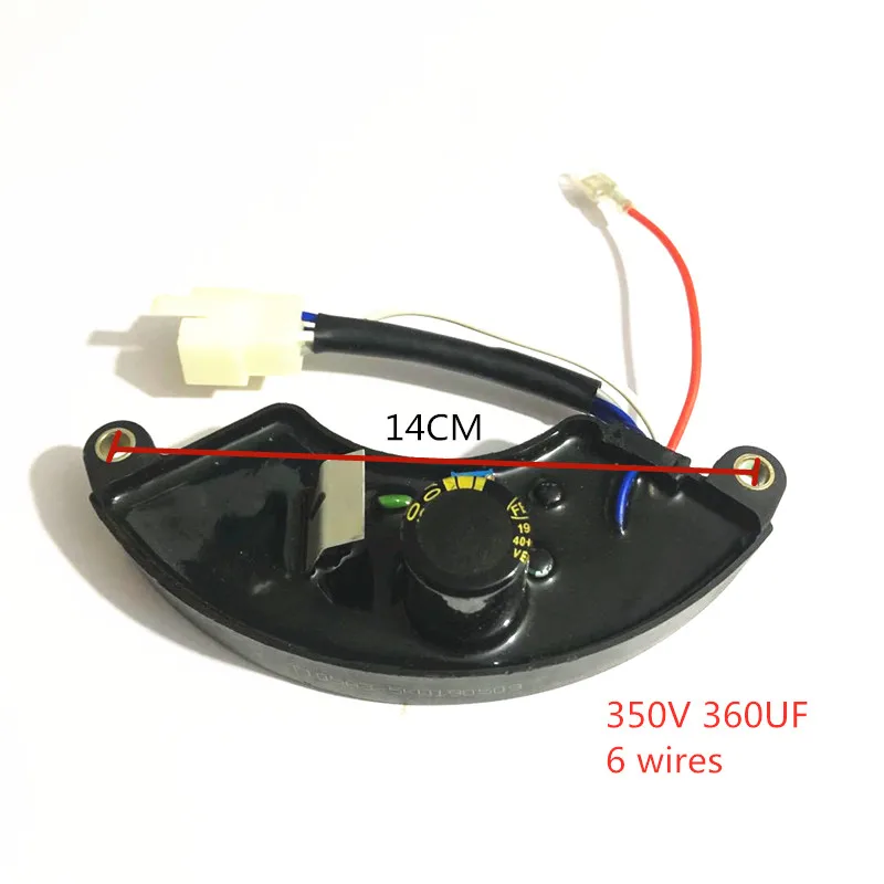 Original CQJY AVR For 5kw Single Phase EC6500 Gasoline Generator Automatic Voltage Regulator,350V360UF LT390 Spare Parts T105A