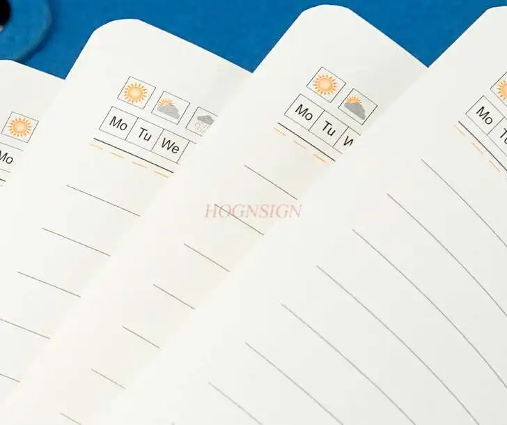 Business Notebook Notepad A5 Boek Vergadering Opnemen Retro Dagboek Notebook