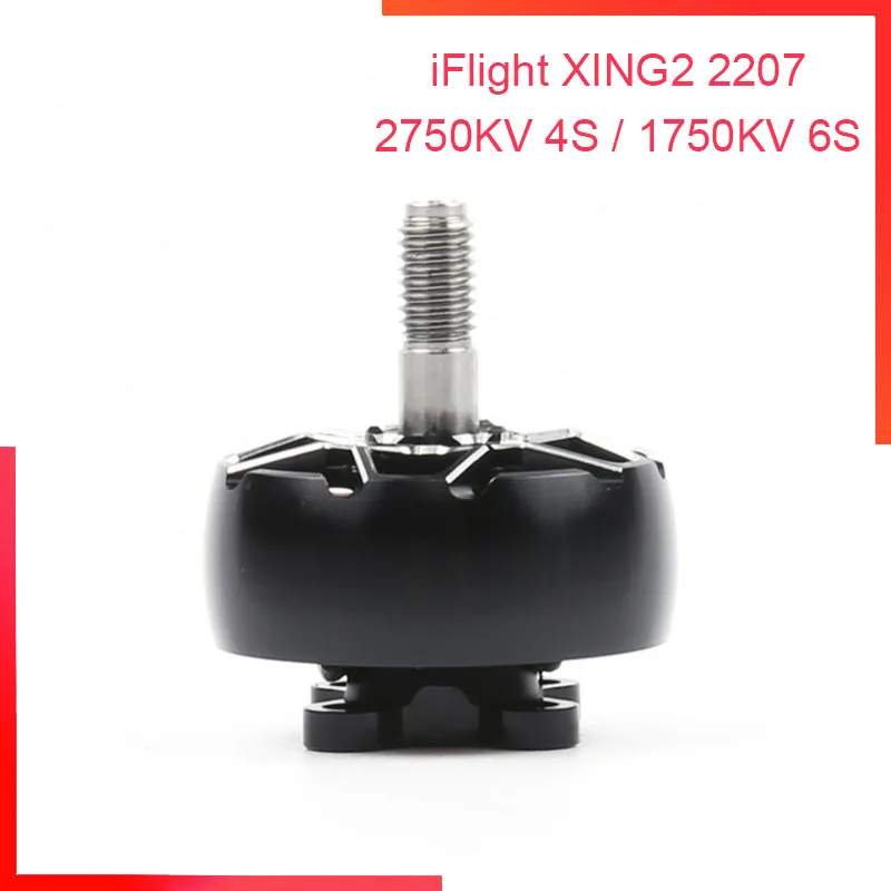 

iFlight XING2 2207 2750KV 4S / 1750KV 6S FPV Motor Unibell with 5mm titanium alloy shaft for Nazgul Evoque F5 FPV drone