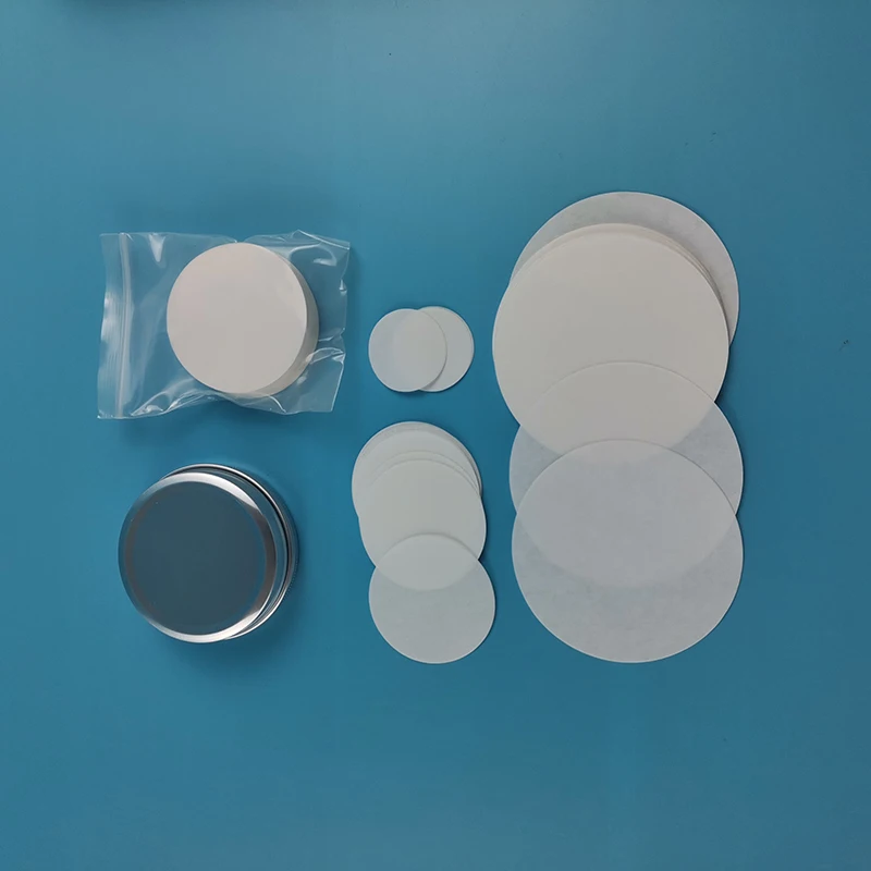 Circular filter paper for triaxial test and laboratory