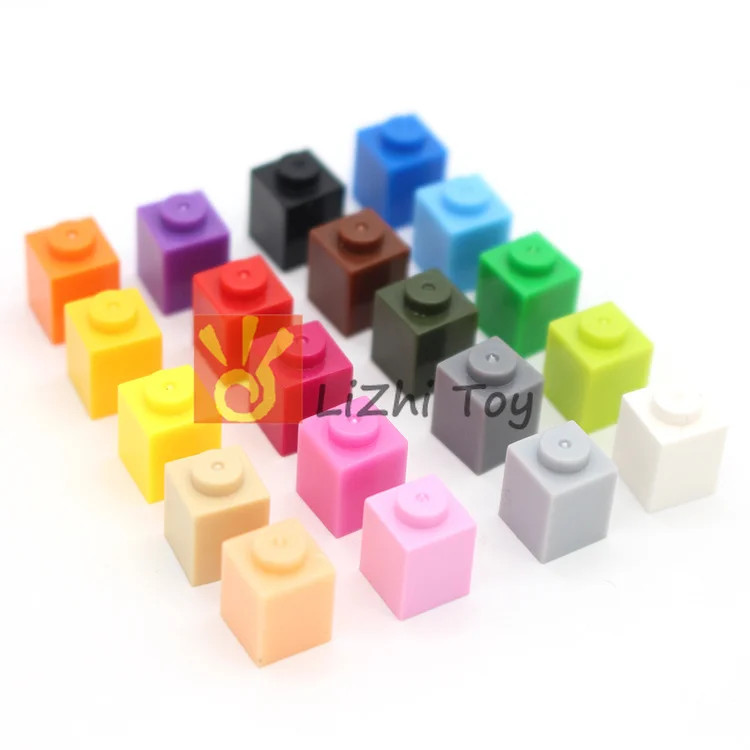 

MOC Brick 1*1 3005 DIY Enlighten Building Blocks Educational Kids Toys Compatible With Assembles Particles 100pcs