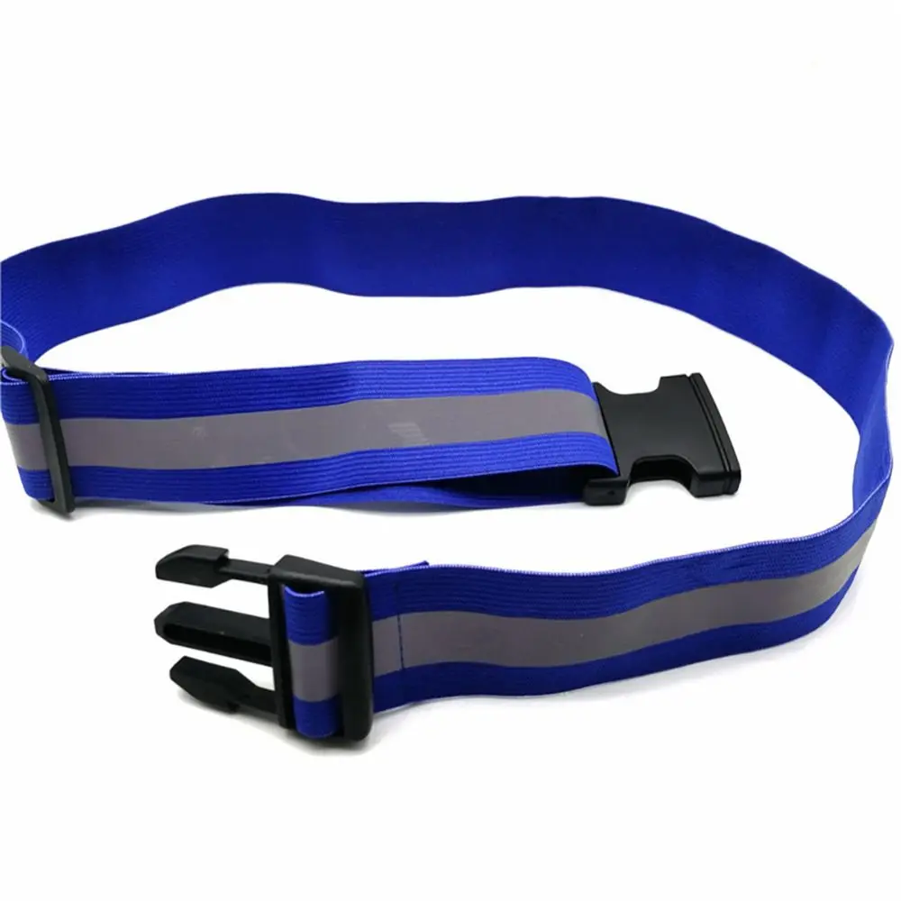 Elastic High Visible Adjustable Cycling Equipment Reflective Belts Reflective Waist Running