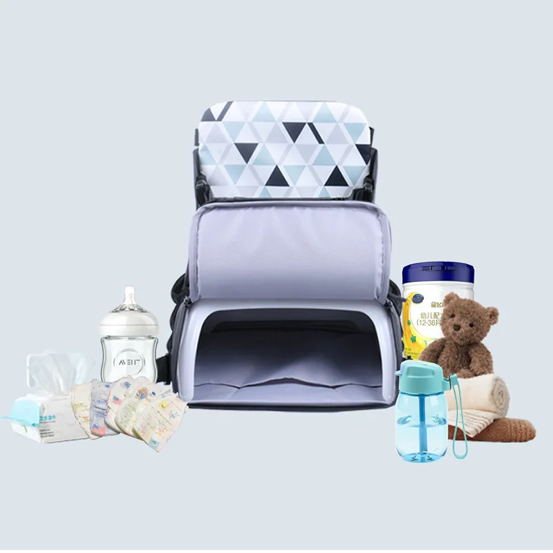 Baby Dining Chair Bag Children Booster Seat Cushion Kids Portable Oxford Waterproof Fabric Increased Chair with Storage Layer