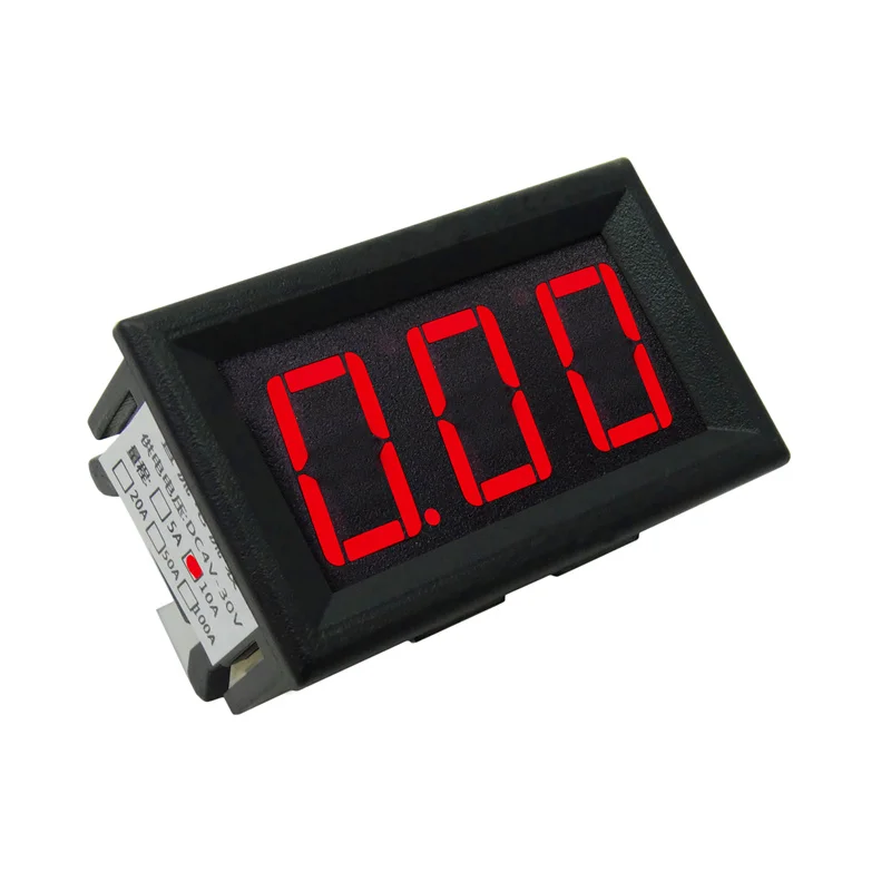 

0.56" DC 0-10A display car Amp Meter Digital Amperemeter Ammeter Current Panel Red LED Ampere tester