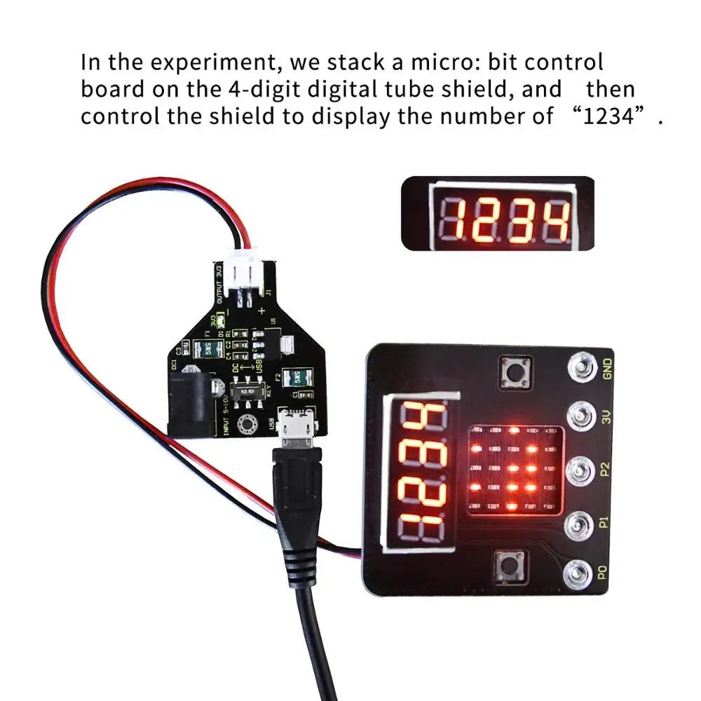 Keyestudio Power Adapter Board für BBC Micro bit
