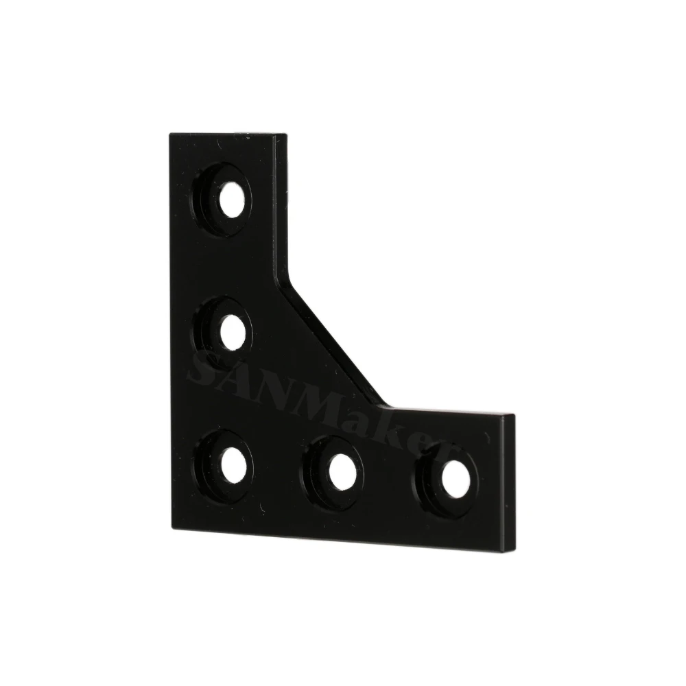 5 Hole 90 Degree Joint Board Plate Corner Angle Bracket Connection Joint Strip for 2020 Aluminum Profile