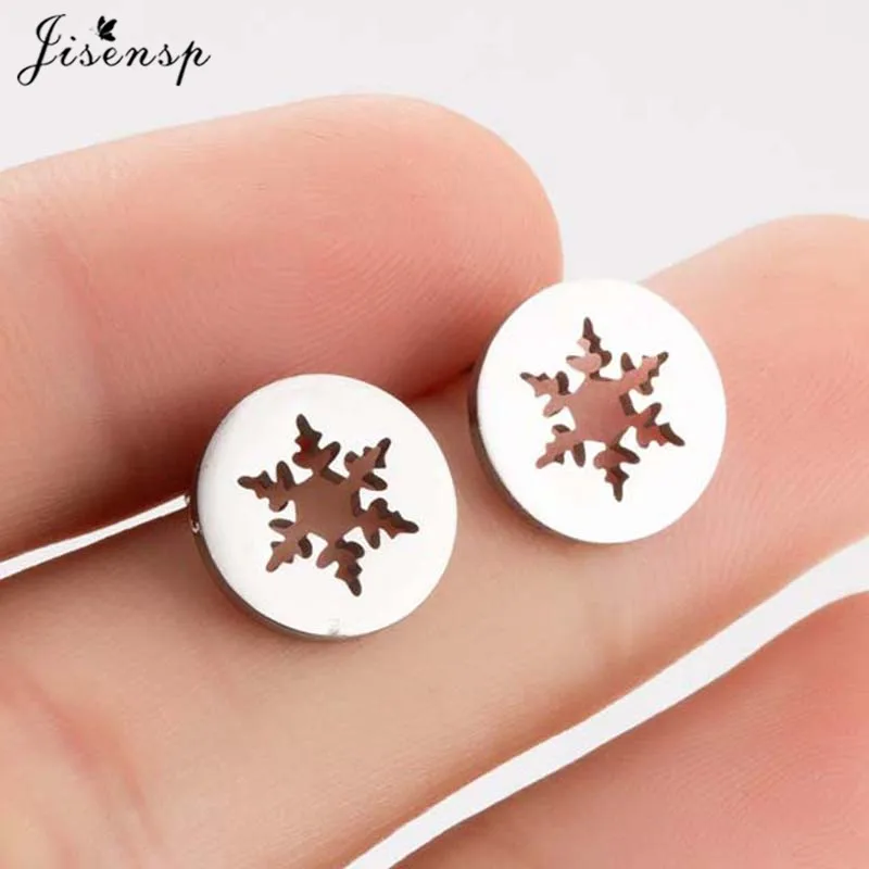 Women's Tiny Music Note Stainless Steel Stud Earrings