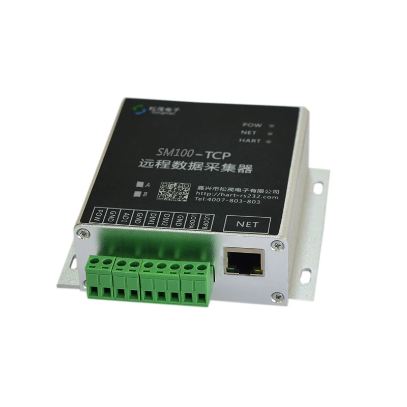 SM100-TCP HART to Modbus_ RTU/TCP Acquisition Module Gateway Ethernet Data Collector
