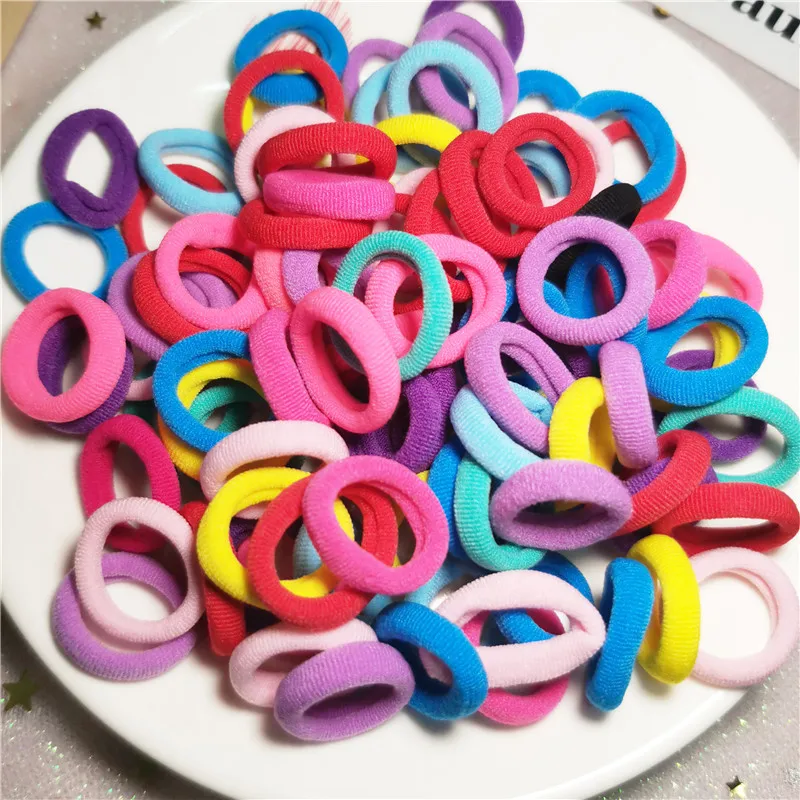 Резинки для волос эластичные детские, 50/100/200 шт.