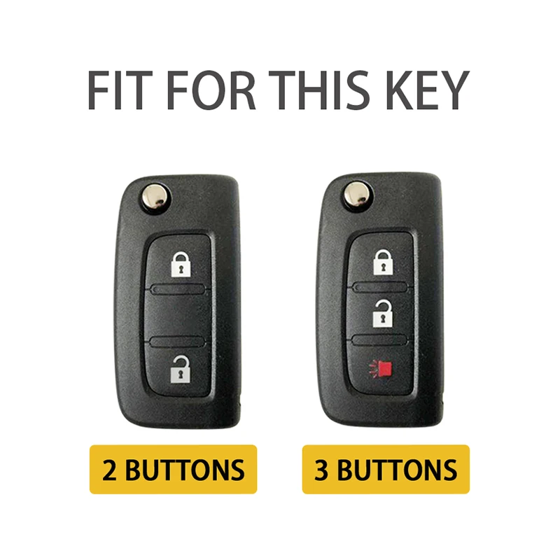 2/3 Buttons Car Key Case Cover Key Bag For FOTON Tunland Auman TOANO SAUVANA Car Holder Shell Remote Cover Car-Styling Keychain