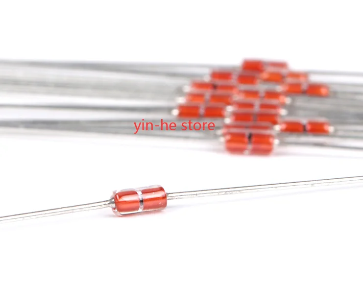 20 قطعة الزجاج مختومة الثرمستور MF58-103J3950 MF58-104J3850 MF58-503J3950 10K 50K 100K 5% NTC طباخ التعريفي استشعار درجة الحرارة
