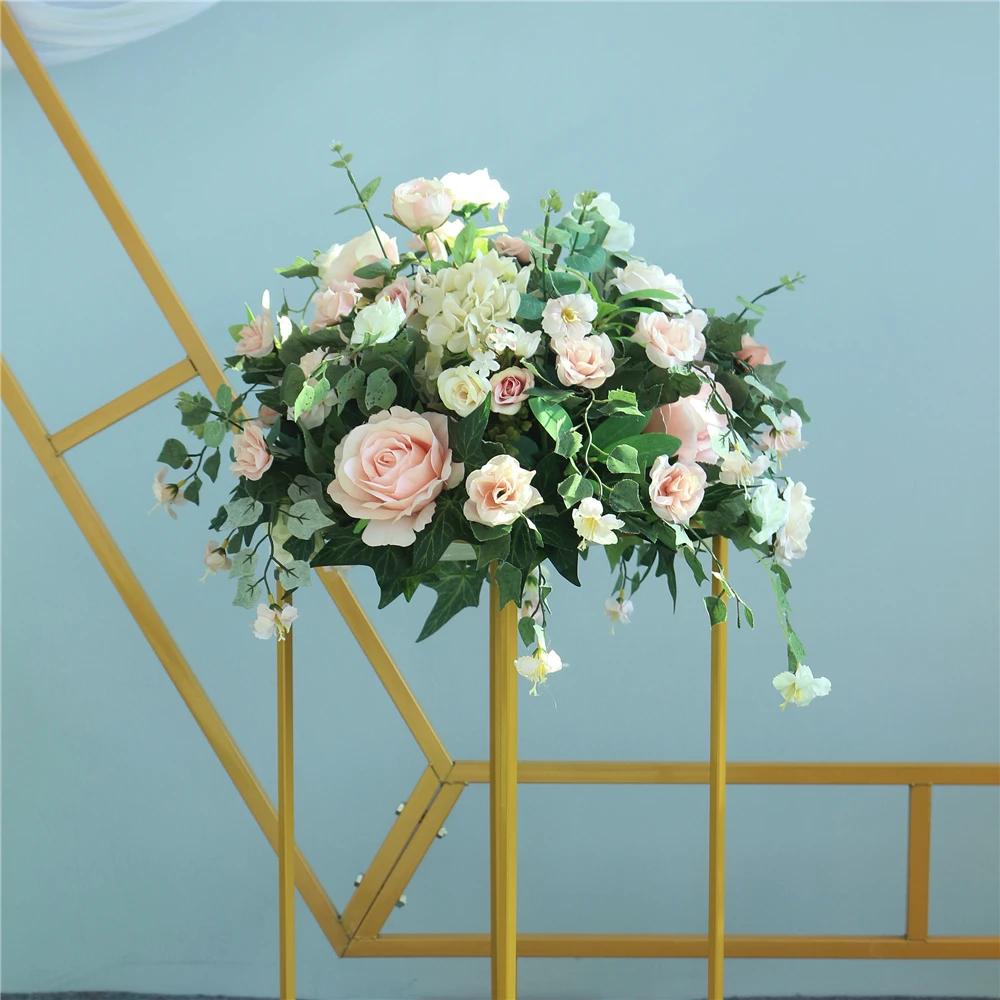 Imagem -04 - Hexagonal Arch Frame para Decoração de Flores Home Party Screen Decor Hexagon Backdrop Stand Wedding Stage Background