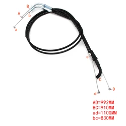 Motorcycle Accessories Throttle Line Clutch Cable Steel Wire Set For Kawasaki ZZR400 ZZR600 ZX400 ZX600 1990-2006