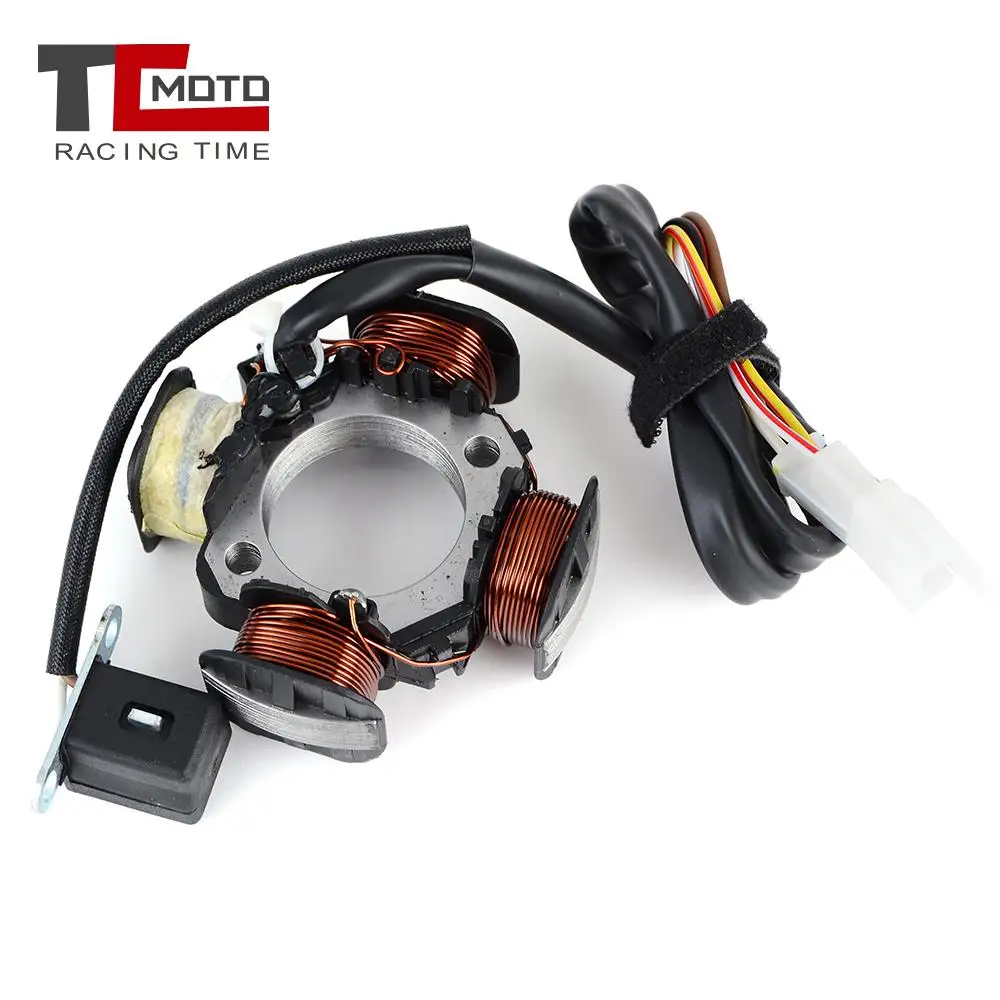 Motorcycle Engine Parts Generator Magneto Stator Coil for Suzuki AG100 AG 100 Address V100 1991-2000 32101-41D01