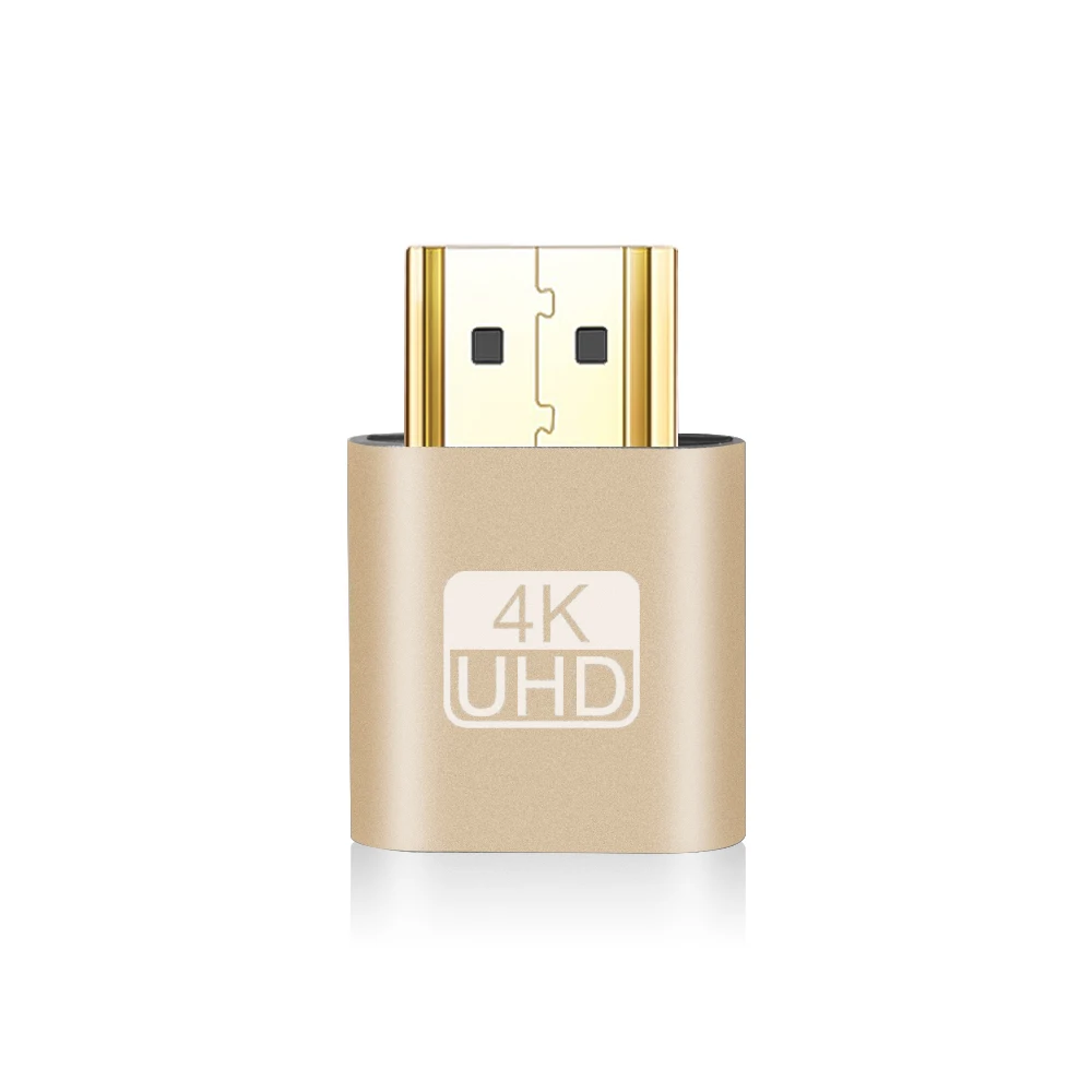 Adaptador de emulador de pantalla Virtual DDC Edid, enchufe simulado compatible con HDMI, 4K, VGA, 1,4x1920 P para tarjeta de Video