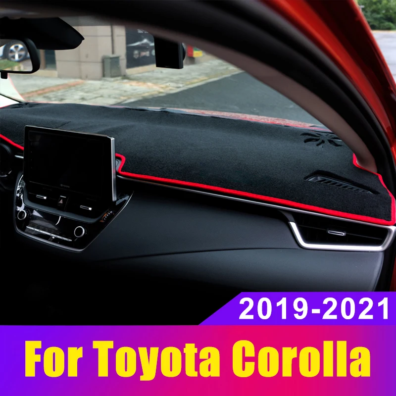 

For Toyota Corolla E210 2019 2020 2021 2022 Car Dashboard Cover Sun Shade Pad Mat Instrument Panel Carpets Anti-UV Accessories