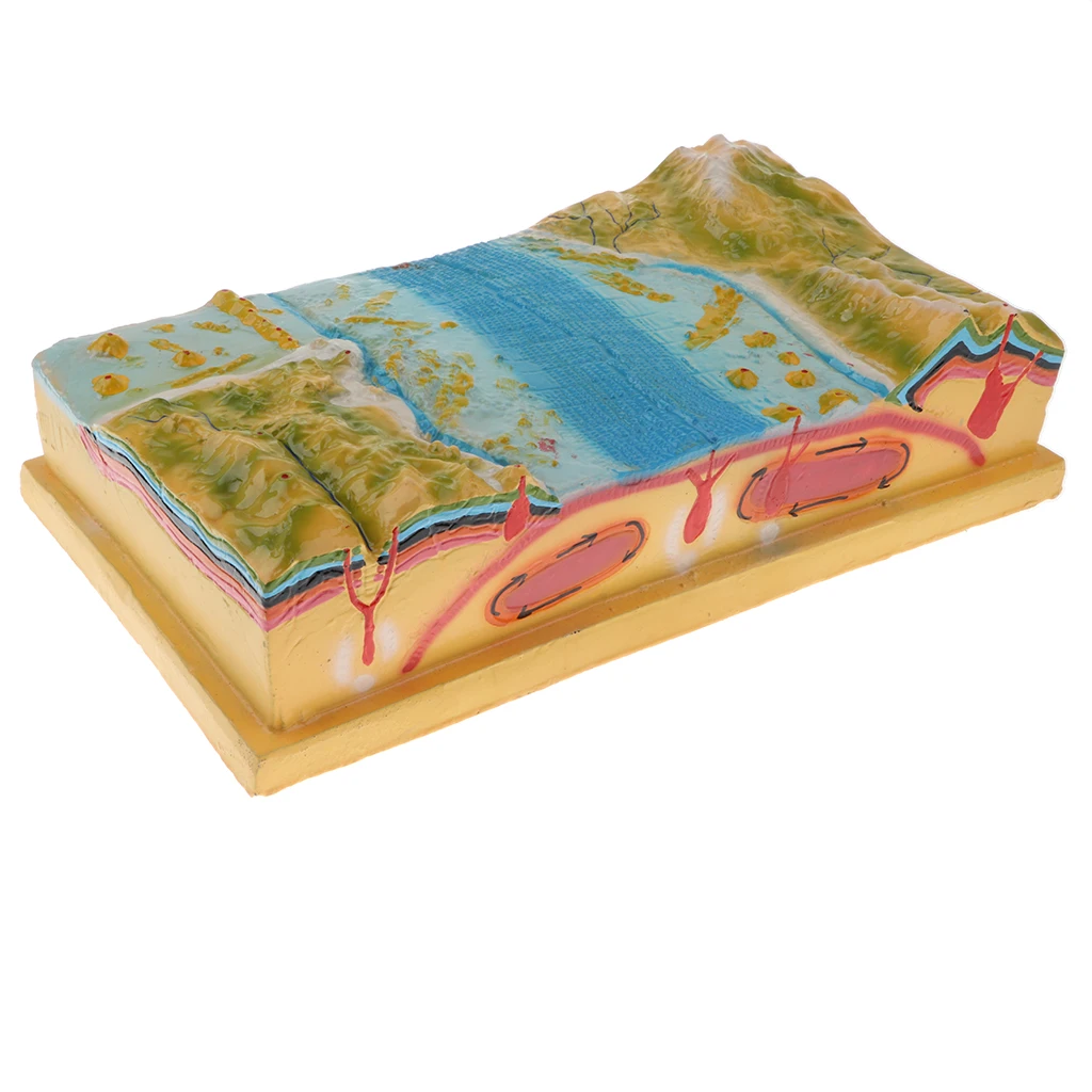 School Geology Class Teaching Aids - Plastic Plate Tectonics Model Kit