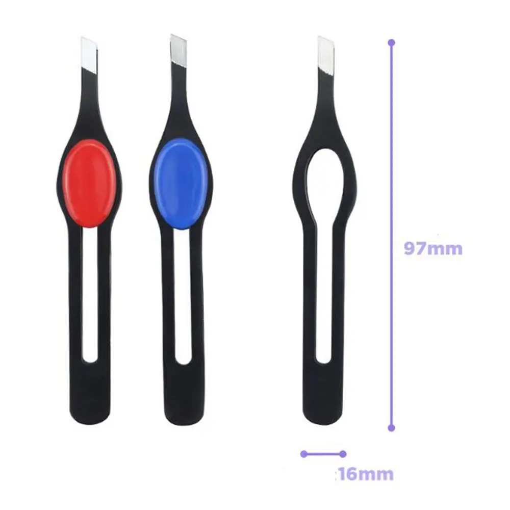 New Removal Makeup Tool Fine Eyebrow Tweezer Hairs Puller Eye Brow Clip Slanted