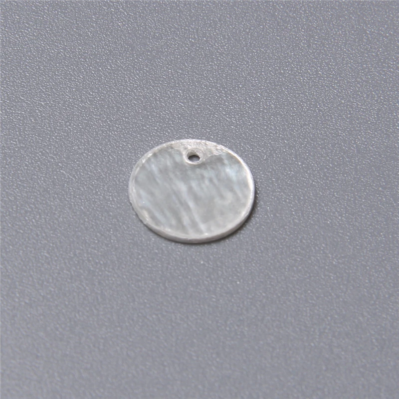 Natürliche transparente runde Muschelstücke für die Schmuckherstellung, Ohrringe, lose Bulk-Muschel-Charm-Perlen, Zubehör, handgefertigter Schmuck zum Selbermachen – Detail 30