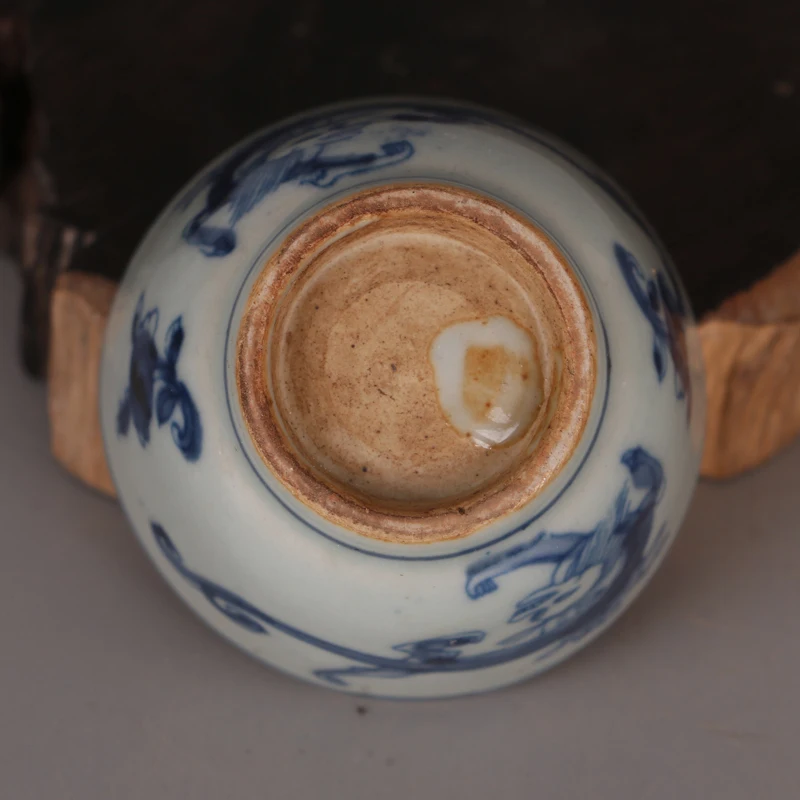 Antique Ceramic Tea Cup, Handmade Porcelain Teacup, Small Tea Bowl, High Quality, 100ml