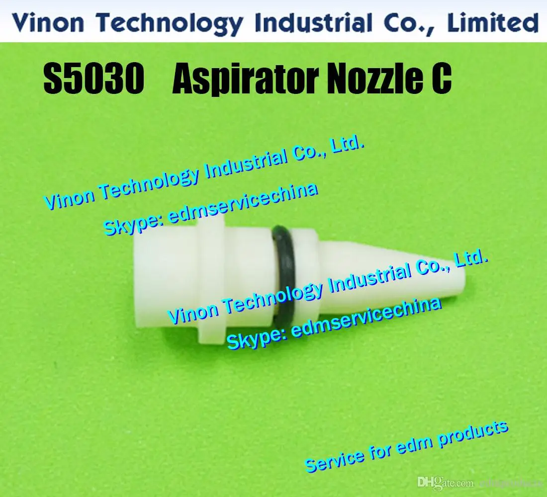 3053082 S5030 edm Ceramic Aspirator nozzle C Ø12xØ1.5x26.5mm for Sodic k A280.A300.A320.A530 WEDM-LS 3083114