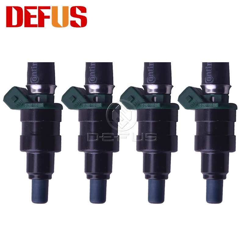 

DEFUS 4PCS Tail OEM 0280150035 Fuel Injector Bico Nozzle For Benz 8(W114) S-class(W116) 94-16 fuel injection Good Quality New