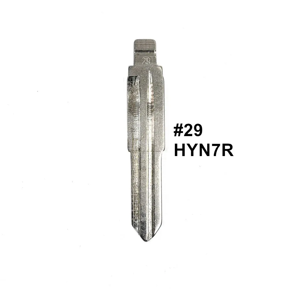 

5pcs 2 IN 1 Lishi HYN7R #29 Engraved Line Key Blade Scale Shearing Teeth Cutting Key Blank For Hyundai Sonata Kia