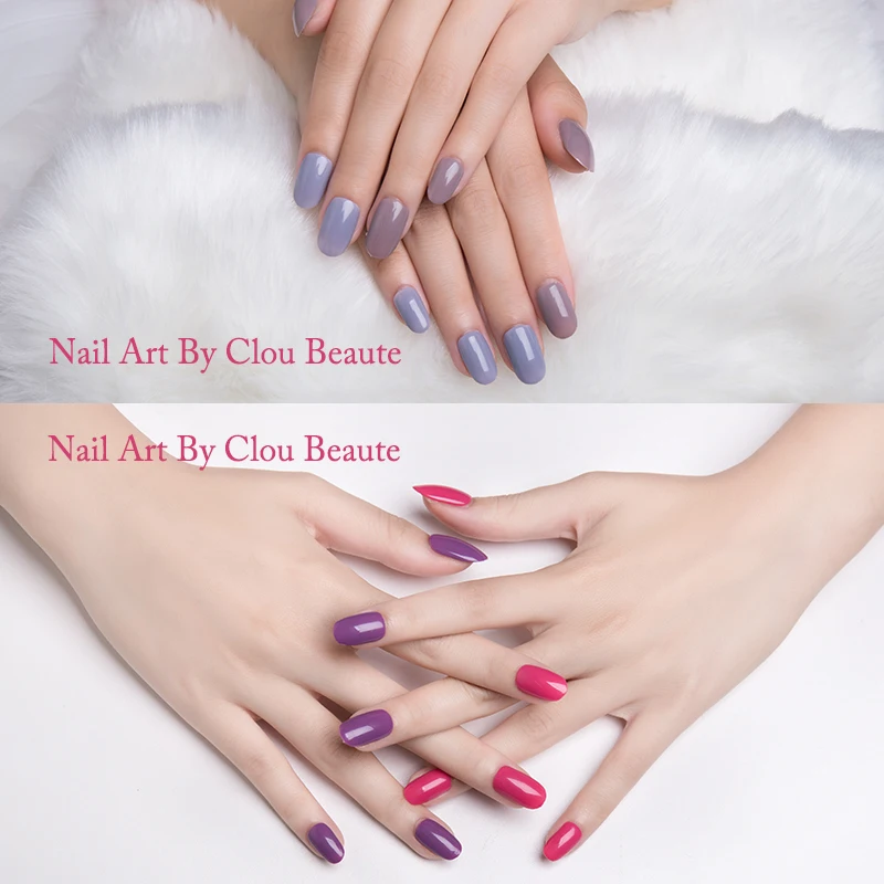 Clou Beaute 8 Ml UV Gel Móng Tay Màu Gel Móng Tay Ngâm Tắt LED UV Lai Gel Sơn Mài Ngâm Tắt long Lasting Nail ART Gel Dầu Bóng