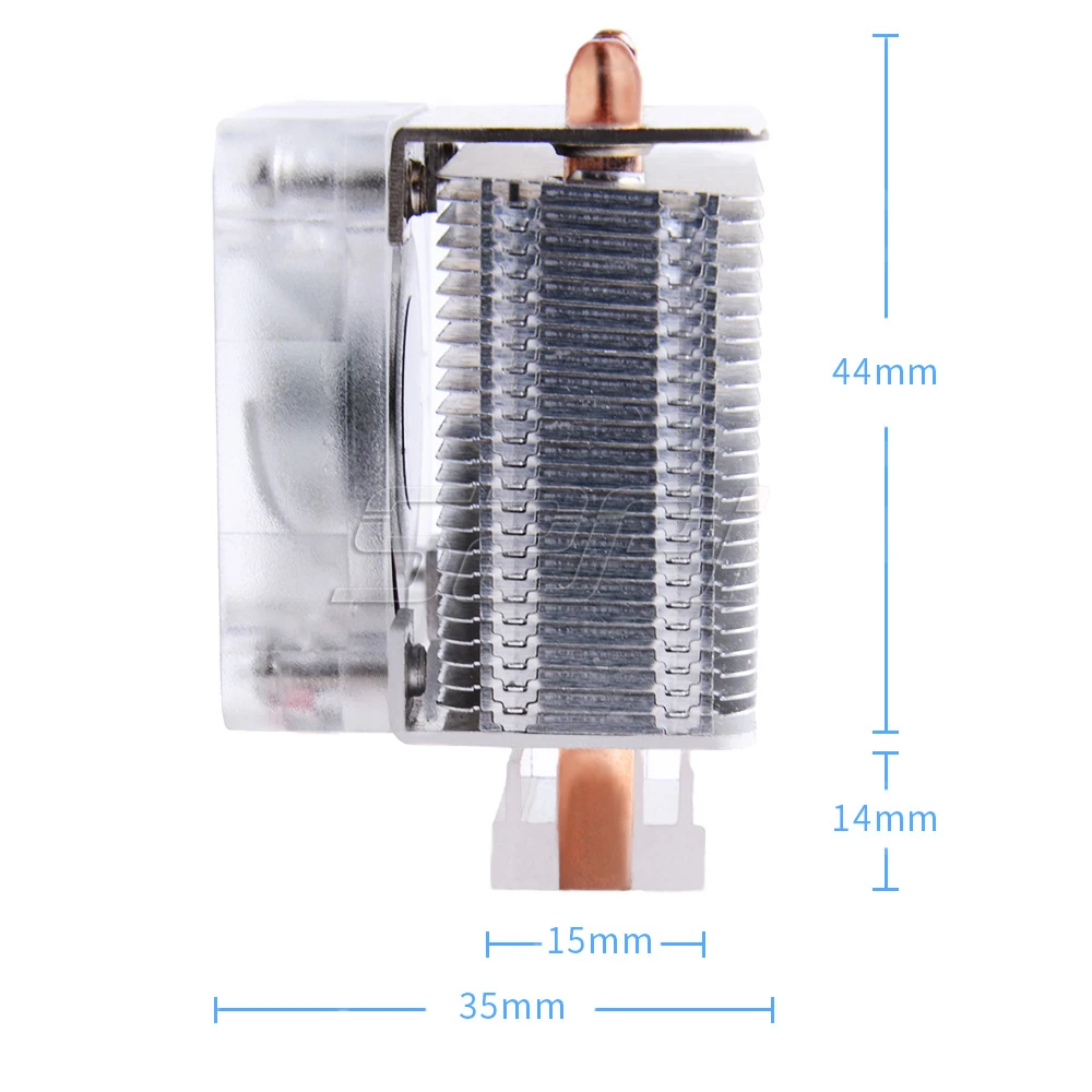 52Pi Raspberry Pi 4 Model B ICE Tower RGB Cooling Fan Copper Tube Cooler With 5-Layer Case for Raspberry Pi 4 B / 3B+