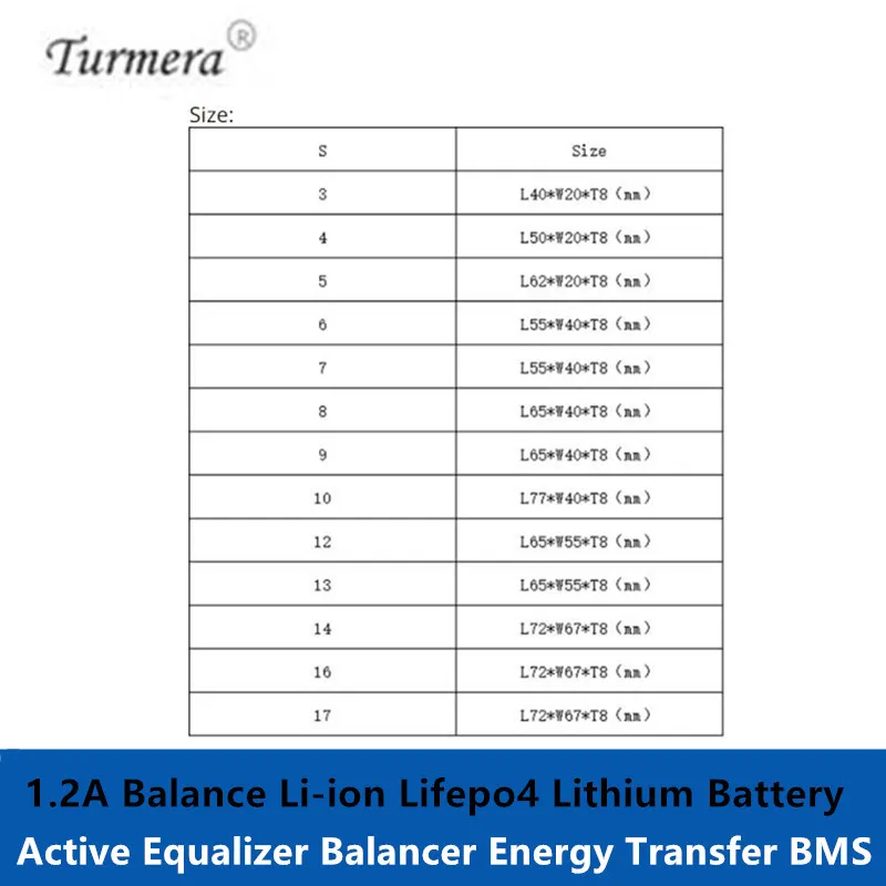 1.2a equilíbrio li-ion lipo lifepo4 lto bateria de lítio ativo equalizador bms transferência de energia bms 3s 4S 6s 7s 10s 16s 17s novo