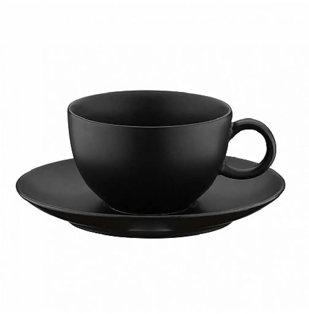 DOLBOVI Kutahya Has Porcelain Matt Black coffee cup Pad 6 Personality mug кружка coffee cup cup