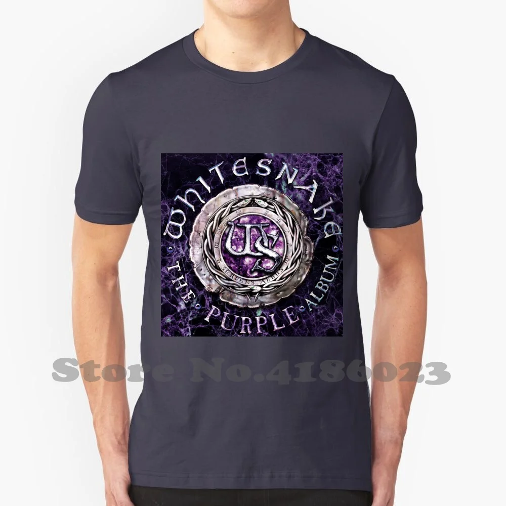 Whitesnake The Purple 100% Cotton T-Shirt Whitesnake The Purple