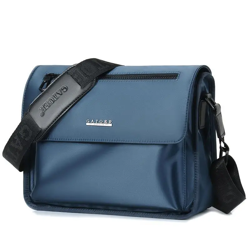 Imagem -05 - Bolsa Mensageiro de Ombro Impermeável Resistente ao Desgaste Masculina Grande Capacidade Design Multifuncional Bolsa de Estudante Casual para Exterior Nova