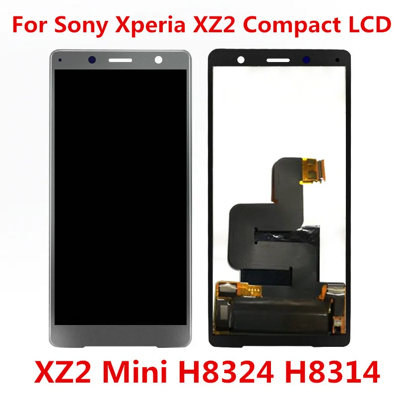 5.0\'\' Original LCD For Sony Xperia XZ2 Mini LCD Display Touch Screen Digitizer Assembly Replacement For Sony XZ2 Compact LCD