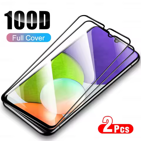 2Pcs Screen Protector Tempered Glass For Samsung Galaxy A22 4G 5G A21 A21s A20 A20e A20s HD Protective Film On For 6.4" SM-A225F