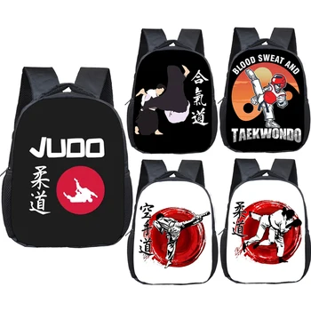 Cool Martial Art Judo / Taekwondo / Karate / Aikido Rugzak Kinderen Schooltassen Jongen Meisje Peuter Bag Kid Kleuterschool rugzak