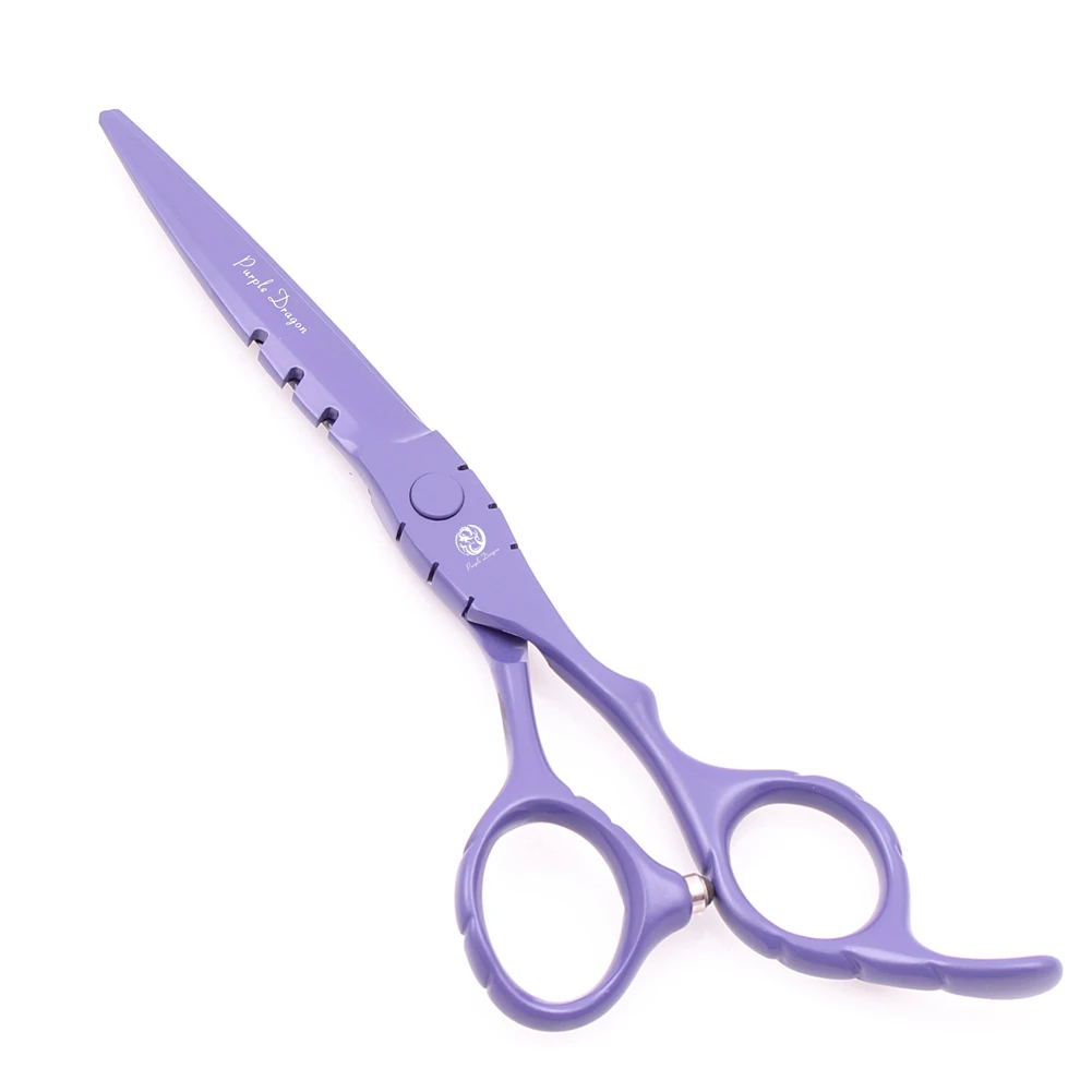 Professionelle Haarschere 5,5" 6" Purple Dragon Edelstahlschere für Friseursalon Effilierschere Haarschere Z1010 – Detail 7