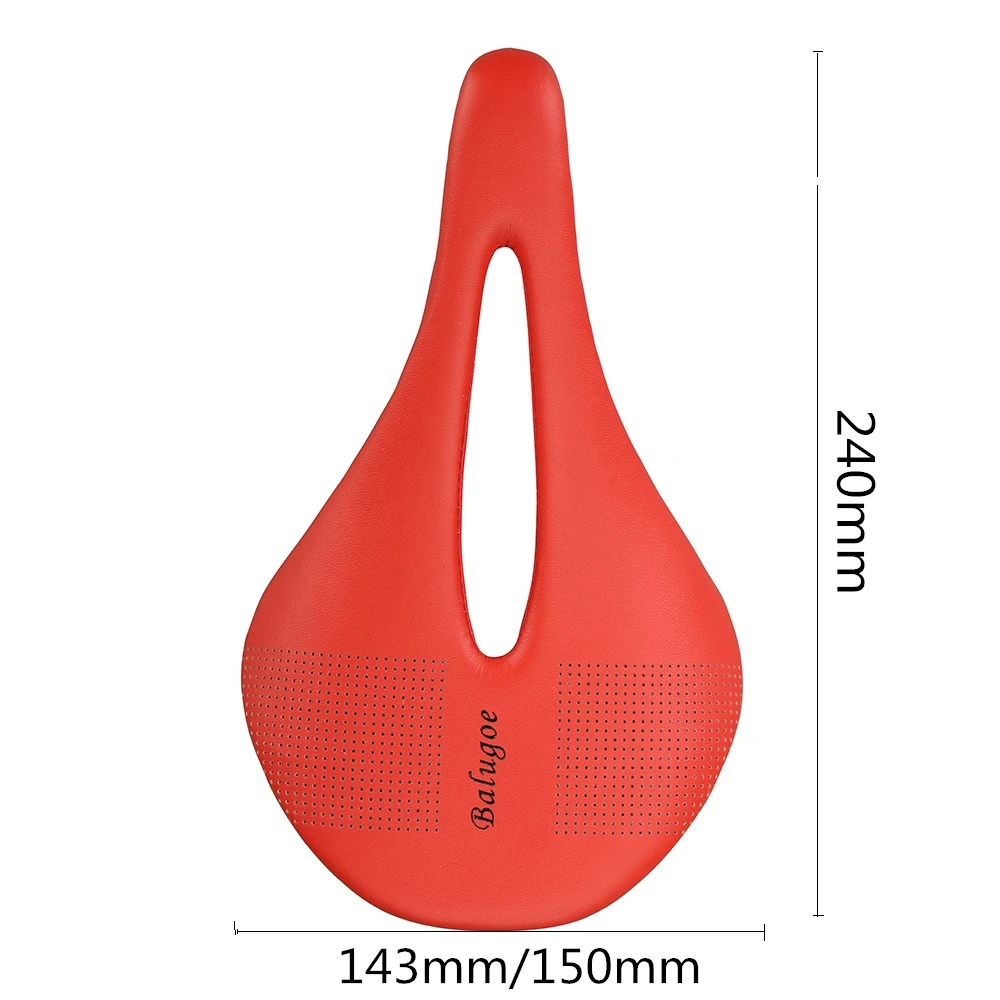 Carbon+Leather Road Bike Saddle MTB Bicycle Saddles Mountain Bike Racing Saddle PU Breathable Soft Seat Cushion Carbon Rails