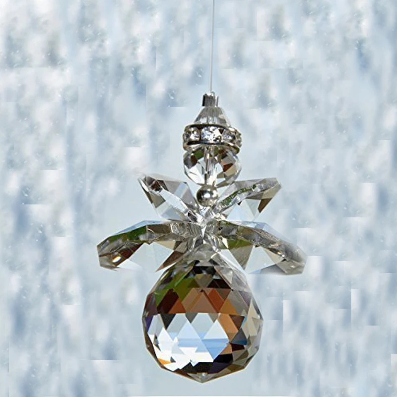 1PCS Chandelier Crystals Ball Prisms Rainbow Octogon Chakra Suncatcher for Gift Home Wedding Decoration