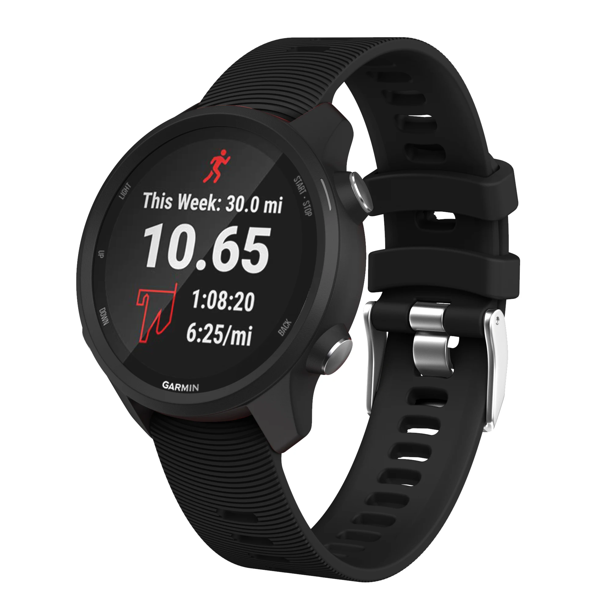 Correa colorida de silicona para reloj inteligente Garmin Forerunner, pulsera deportiva de 20mm, 245, 245M, 645, vivomove 3 HR