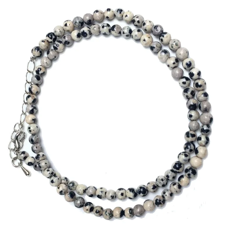 Natürliche 4mm Tigerauge Sodalith Amazonit Labradorit Perlenkette in Verschiedenen Farben Geschenke für Mädchen Modisches Armband Choker – Detail 23