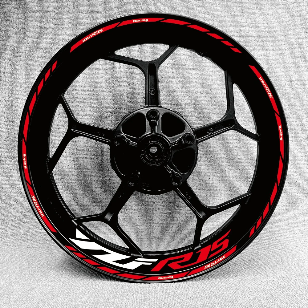 New high quality Motorcycle Wheel Sticker stripe Reflective Rim For Yamaha R1 R6 R15 R125 R7 TRACER