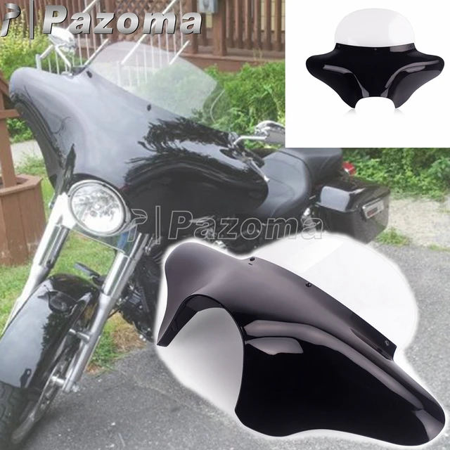 Plastik ABS Batwing owiewka przednia uniwersalny motocykl dla Harley Road King Softail Suzuki VL800K1 Honda VT750 VT1100 cień