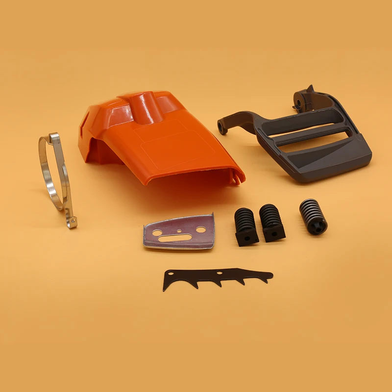 Top Coperchio del Cilindro Maniglia del Freno a Molla Tampone Kit per Husqvarna 350 340 345 346 346XP Gas Motosega Pezzi di Ricambio Parti di 503 91 05 01
