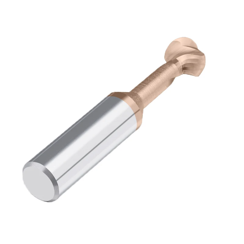 Fresa ad arco Testa a sfera Acciaio al tungsteno Rivestito Lecca-lecca Carburo solido CNC R2 R3 R4 R5 D4 D6 D8 D10 D12 50L 60L 2T Macchina