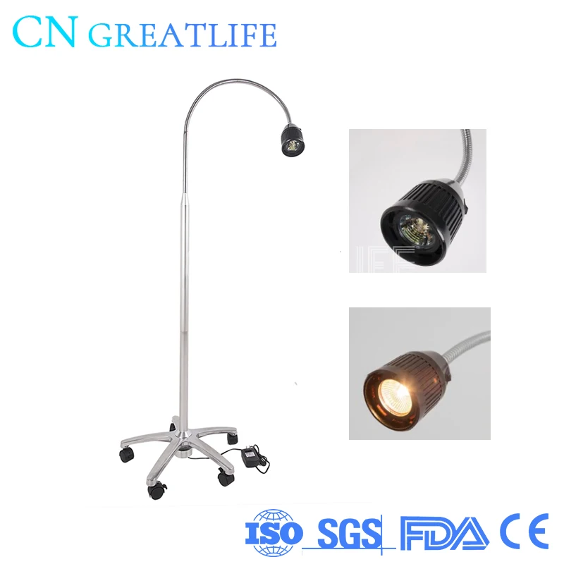 

JD1500 35W Dental Clinic Floor Type Mobile Surgical Medical Halogen Examination Stand Light Lamp