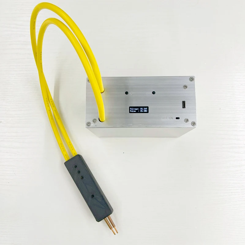 Elektroniczna zgrzewarka punktowa 8,4 V Przenośna zgrzewarka punktowa 3400 W Wysoka moc 18650 z cyfrowym wyświetlaczem dotykowym i podwójnym impulsem