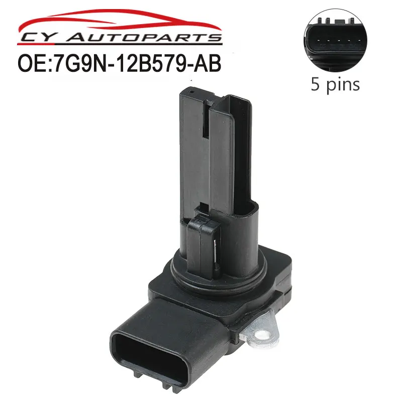 

New Mass Air Flow MAF Sensor For Jaguar XF XFR XJ XJR XK XKR XKR-S 3.0 4.2 5.0 3.0L 4.2L 5.0L V6 V8 7G9N-12B579-AB 7G9N12B579AB