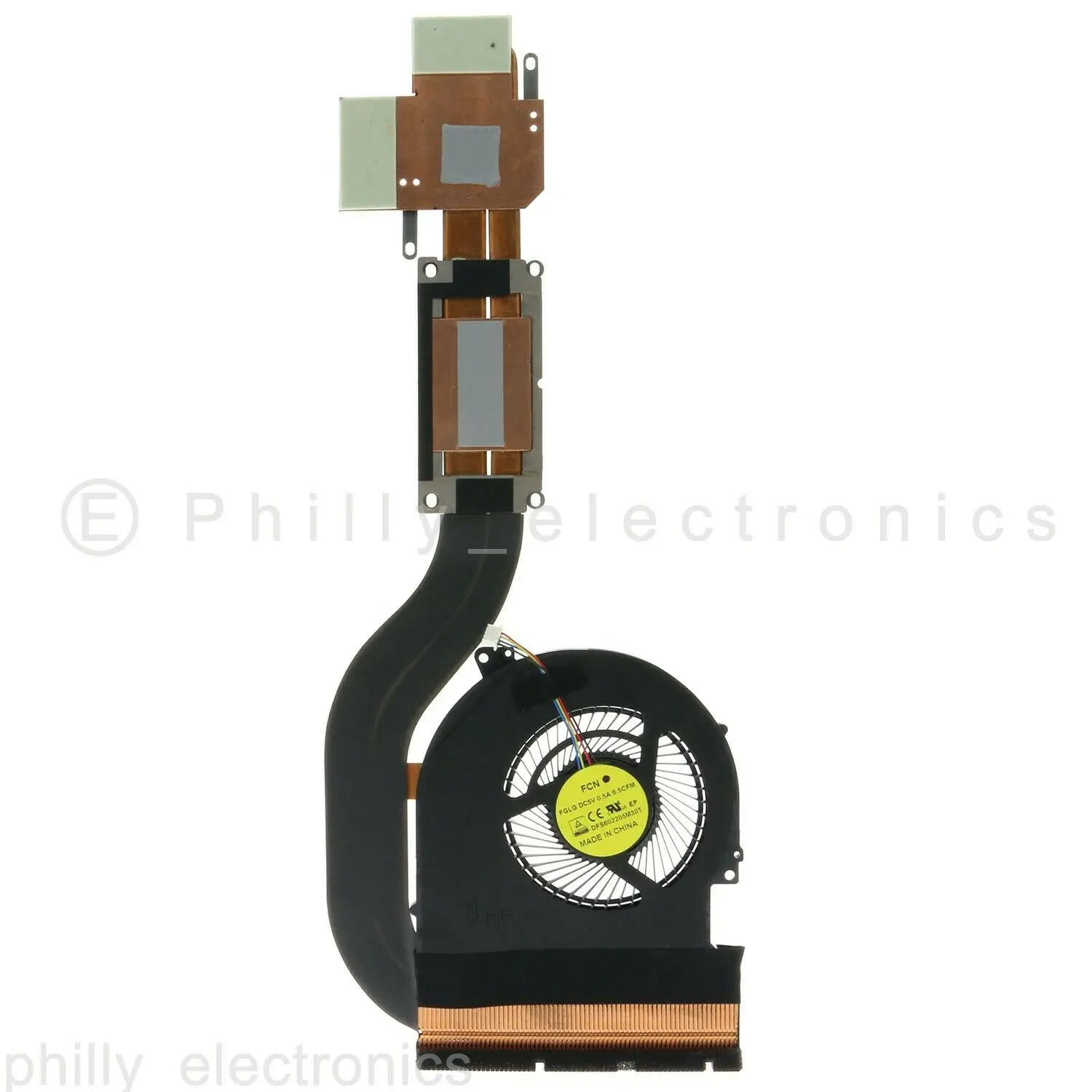 Jianglun Cpu Ventilador de Refrigeração com Dissipador de Calor para Dell Precision 15 3510 4cn35 Dfs602205m30t