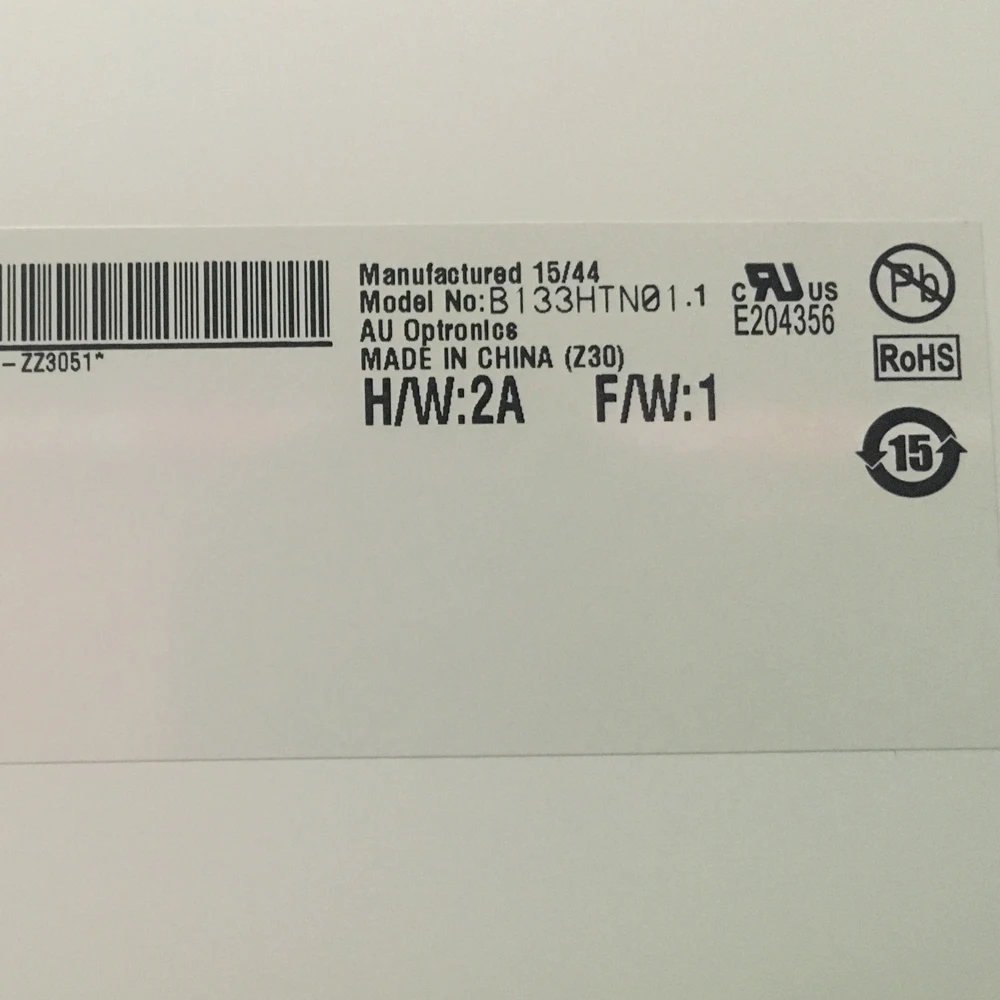 B133HTN01.1 13.3inch  LCD Display Matrix for Laptop 1920X1080 IPS FHD Matte 30Pin LED Screen Replacement